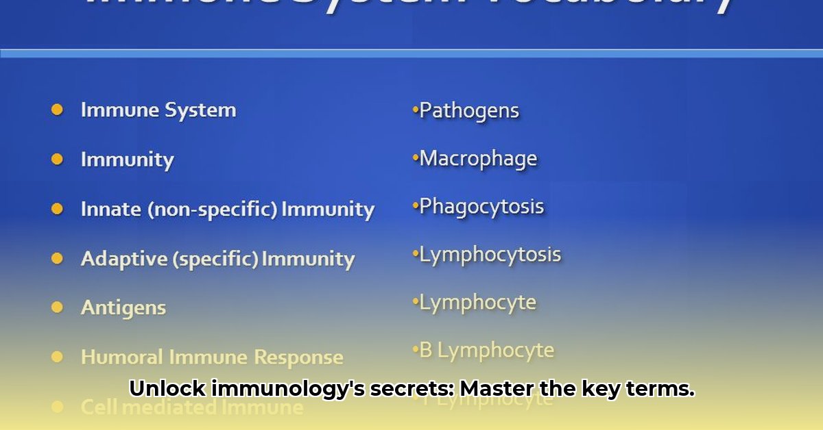 immunology-research-vocabulary